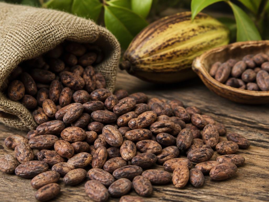 Premium Nigerian cocoa beans ready for export